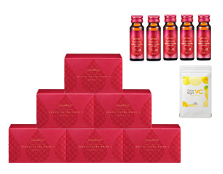 プラセンタ100ビューティー EXドリンク+α 60本SPセット(5本増量、VC40粒プレゼント)